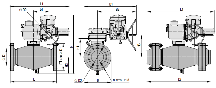         DN 150, 200, 250 